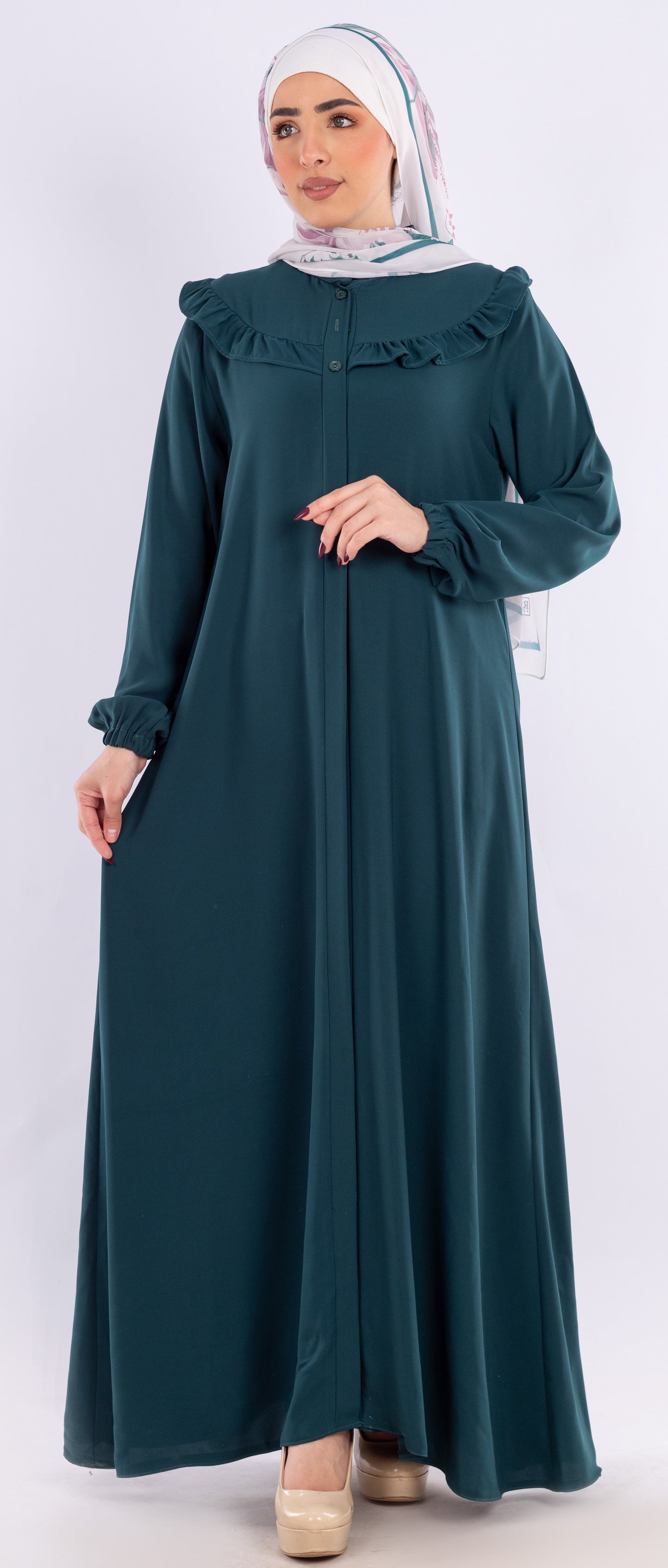 Abaya Queen - C245 In Emerald-Green