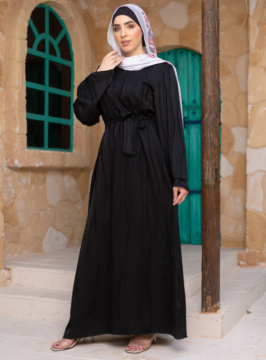 New Sophia Black Abaya C228